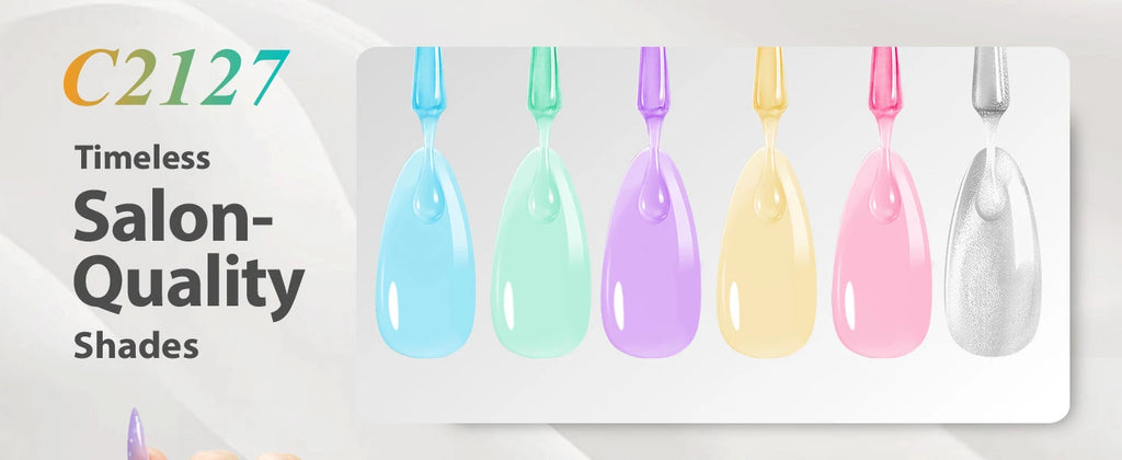 Makartt Cat Eye Gel Polish 6 Colors Magnetic 15ML Holographic