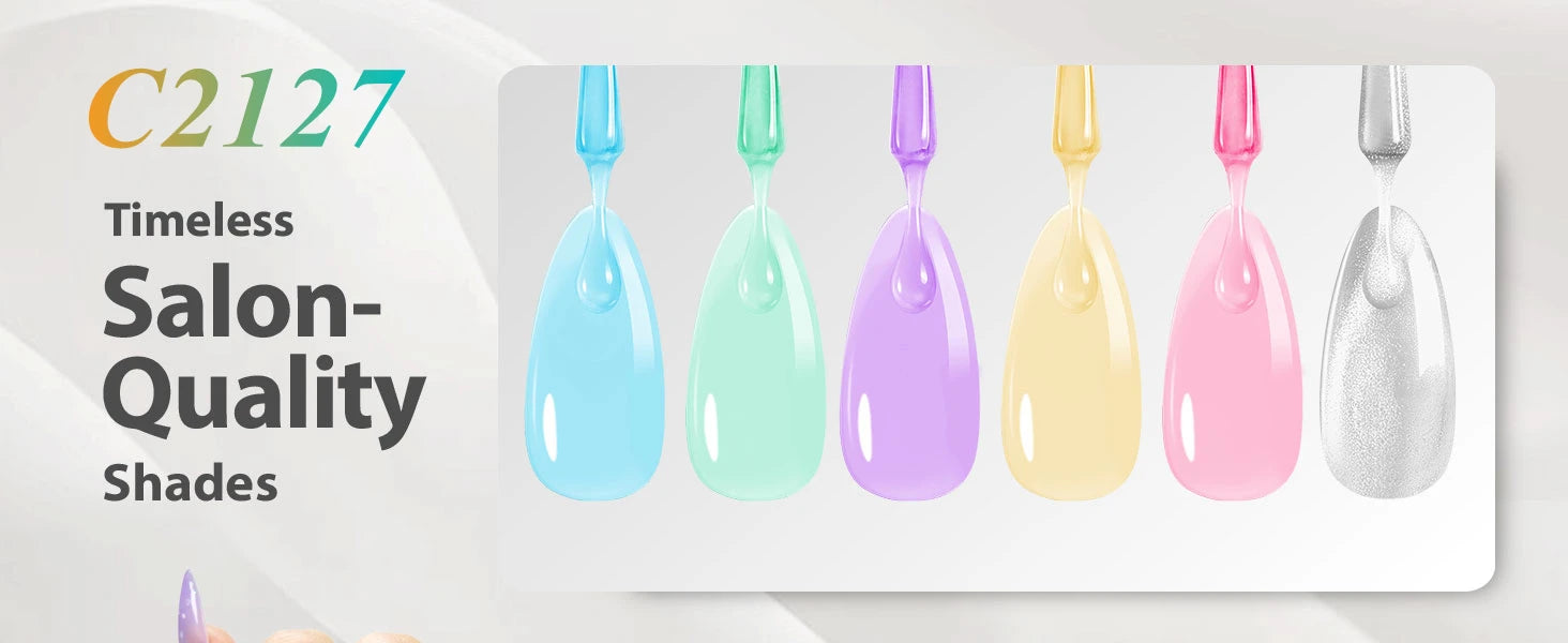 Makartt Cat Eye Gel Polish 6 Colors Magnetic 15ML Holographic