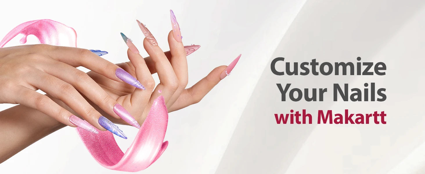 Makartt Cat Eye Gel Polish 6 Colors Magnetic 15ML Holographic