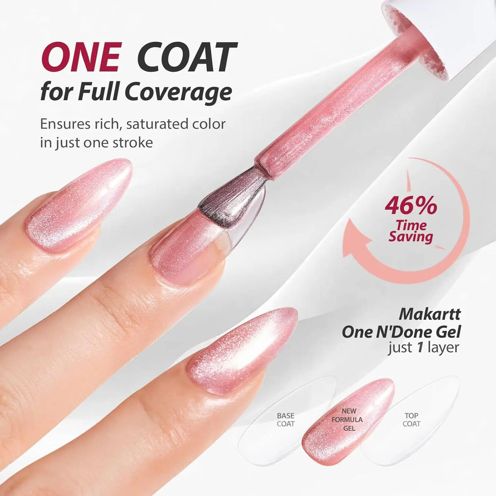 Makartt Cat Eye Gel Polish 6 Colors Magnetic 15ML Holographic