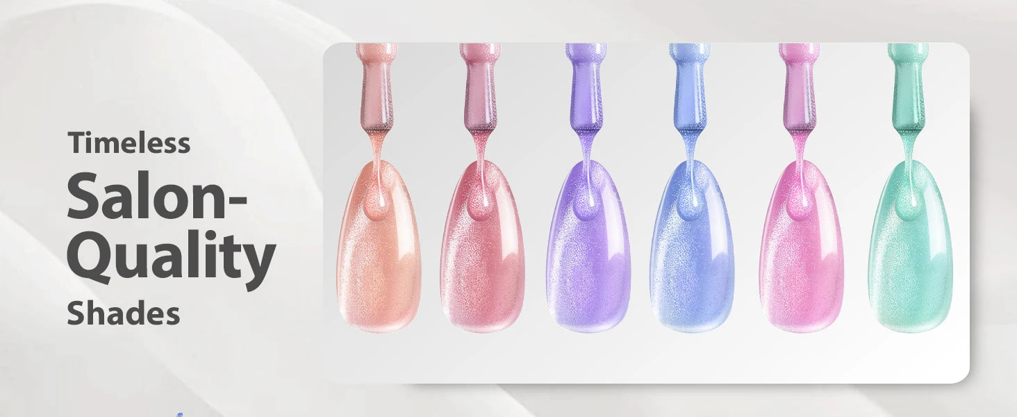 Makartt Cat Eye Gel Polish 6 Colors Magnetic 15ML Holographic