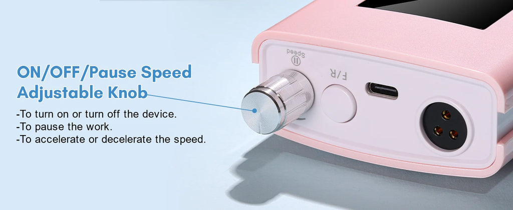 Makartt Electric Nail Drill, 30000RPM Rechargeable