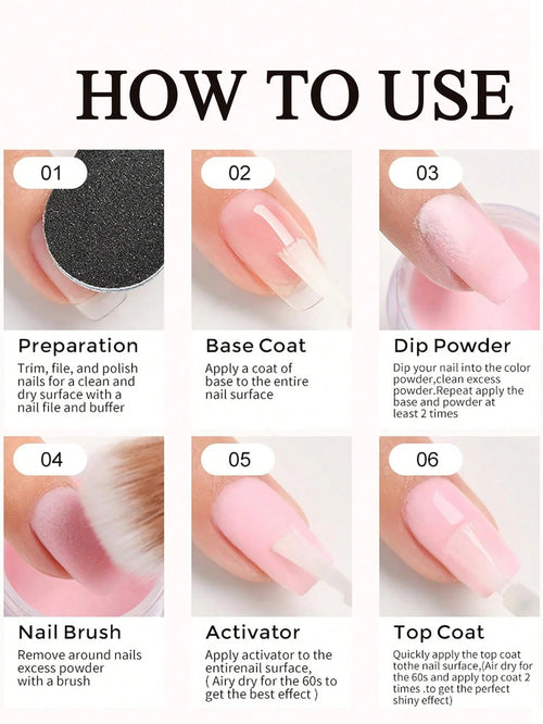 11 PCS Dip Powder Nail Kit