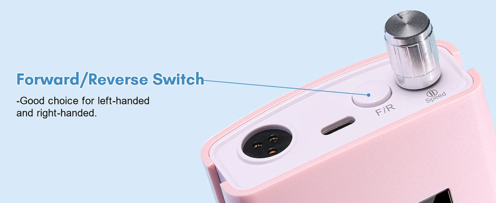 Makartt Electric Nail Drill, 30000RPM Rechargeable