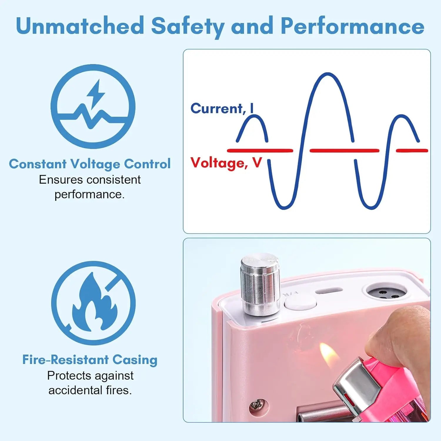 Makartt Electric Nail Drill, 30000RPM Rechargeable